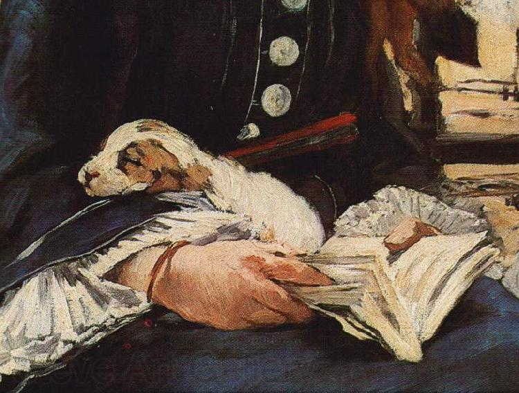 Edouard Manet The Railway France oil painting art